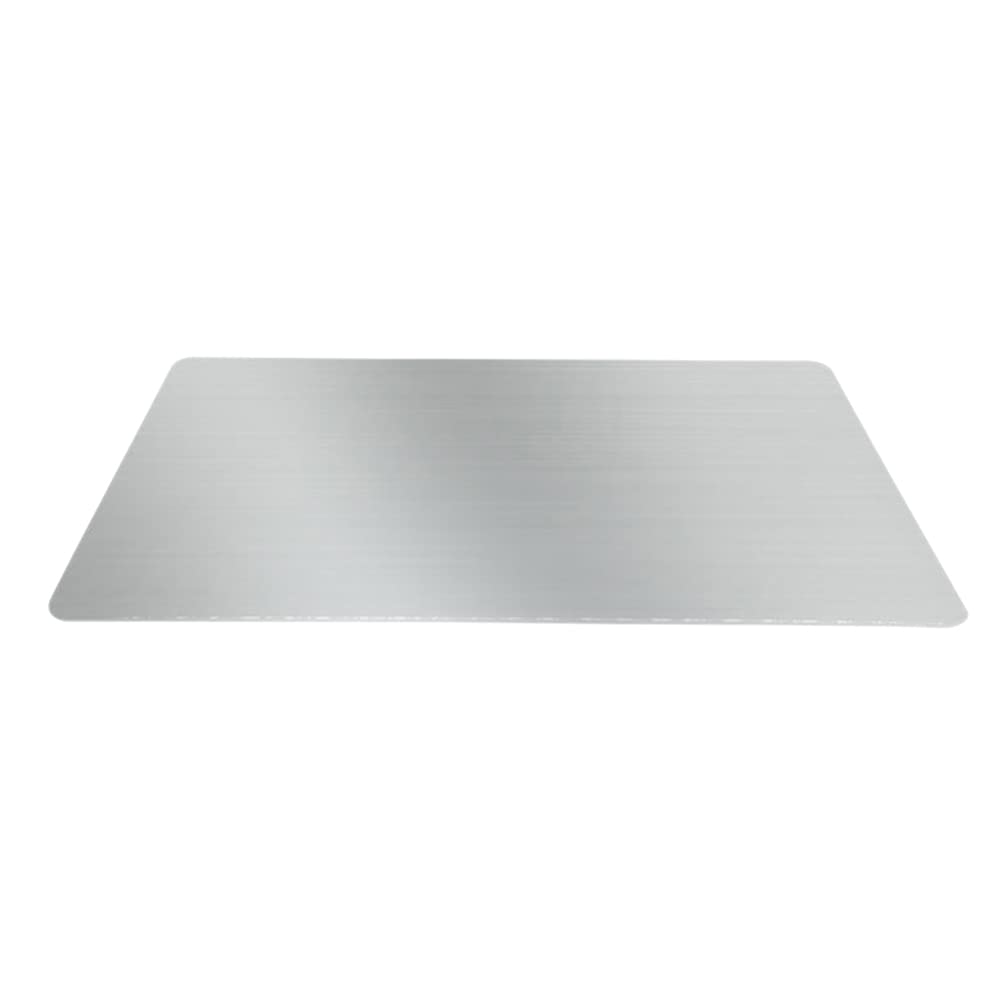 INOOMP Kühlmatte für Haustiere aus Aluminium 50x30cm Wärmeableitende Sommer Kühlplatte für Kaninchen Hunde Hamster Glatte Oberfläche Bissfest Schnell Kühlend
