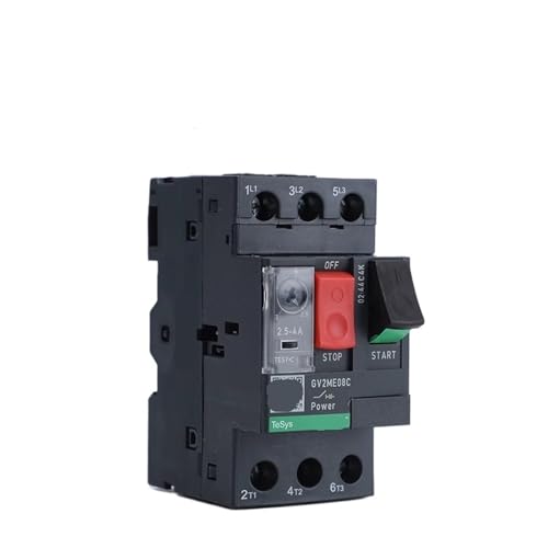 Interrupteur disjoncteur moteur GV2ME14C contre les surcharges et pannes triphasées
