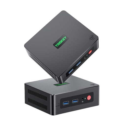 TRIGKEY G4 Mini Computer 12th Gen Intel N100 4C/4T 16G DDR4 500G M.2 SSD Mini PC Desktop PC,Wi-Fi 6...