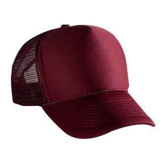 Image of OTTO Polyester Foam Front 5 Panel Pro Style Mesh Back Trucker Hat