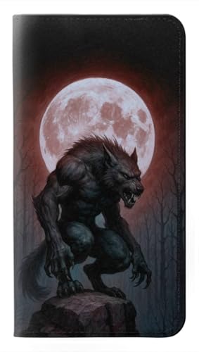 Etui Werewolf Blood Moon pour Samsung Galaxy A57 housse clapet protection
