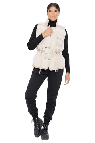 Chaleco acolchado mujer invierno ligero contra el frío talla 34-36