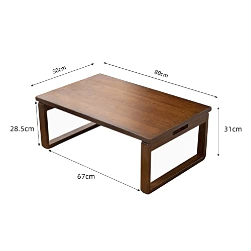 Table basse pliable en bambou pour libérer l'espace des petits salons - 4