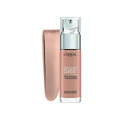 L'Oréal Paris Make-Up Designer Accord Parfait, 3.R/3.C Rose Beige, Foundation Foundation Foundation Liquid Dispenser Bottle - Image 2
