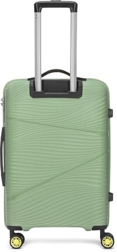 Image of Skybags Swirl Set of 3 Trolley Bag 56, 65 & 75cm | Small+Medium+Large | Hard Luggage | 8 Wheels Suitcase | Combination Lock with Anti-Theft Zipper | Polypropylene | 3 Years Warranty - Unisex (Beige)
