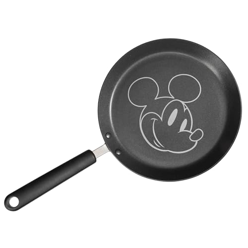 PRESTIGE Disney Induction Pancake Pan: 24cm Non Stick Pancake Pan with Mickey Inspired Design, Dishwasher Safe, Grey