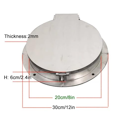 Remplacement plaque fosse septique 30cm verrouillable et solide - 3