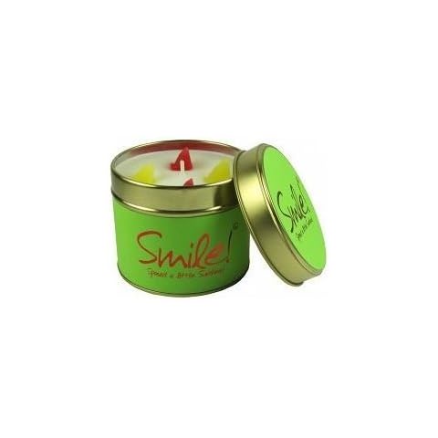 LILY FLAME CANDLE TIN -SMILE Cover