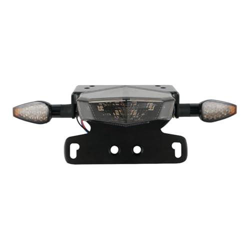 Clignotant et feu stop arrière de moto compatible DR-Z 400SM noir