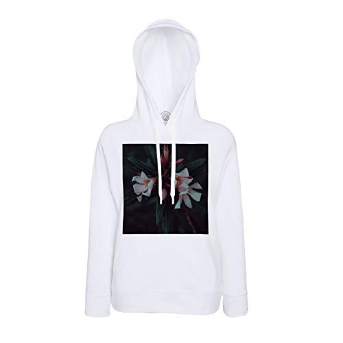 Sweat à capuche fleur rose de qualité supérieure avec motif imprimé déco