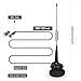 KCTIN 27MHz CB Radio Antenna 13inch with BNC Adaptor and Magnetic Mount for President Midland Cobra Uniden Anytone Truck Radios