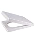 Produktbild MGMDIAN Weiß Deluxe Leiter Release Soft Closed Toilettensitz |Square Edge |Weißer WC-Deckel von Top Repair