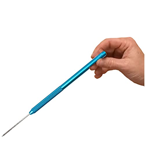 Euro Tool 3-Pack Titanium Soldering Picks – Blue, Gold, Red Handles, Non-Roll Design