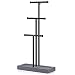Love-KANKEI Jewelry Organizer Stand Metal & Wood Basic and Large Storage Necklaces Bracelets Earrings Holder Organizer Black and Weathered Grey
