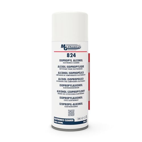MG Chemicals 824 Isopropyl Alcohol Spray for Cleaning Electronics, 400mL Aerosol