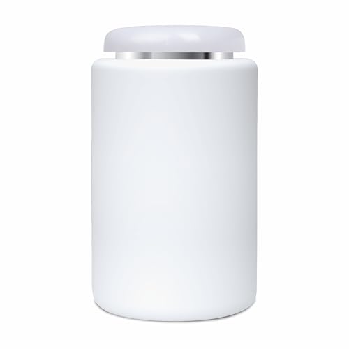 Image of Zenvista Micra Jar with Silver Streak Lid for Empty Cosmetic Packaging 1KG (White, pack of 2)