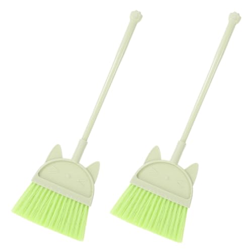 SEWOART Interactive Kids Broom Set 2 Pcs Soft Brooms Dustpan Dustpan Set for Toddlers Child Size Cleaning Kit