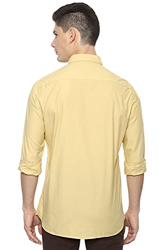 Image of Van Heusen Men's Cotton Slim Fit Solid Casual Shirt