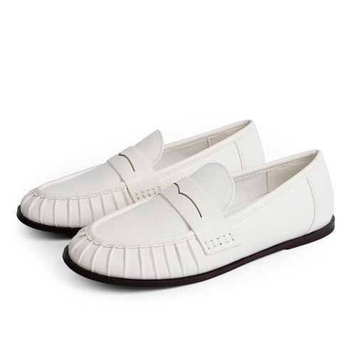 Image of QIY Penny Loafers for Women 2026 Comfortable Flats Shoes
