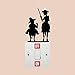 QTDS Interrupteur Autocollant Don Quichotte Funny Vinyl Stickers Stickers Muraux en Vinyle pour La Maison,Black