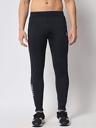 Image of FITINC Men's Stretchable Track Pant for Gym with Zipper Pockets