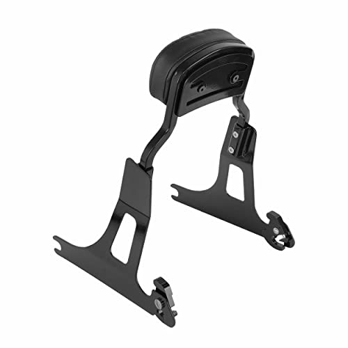 Generic NOT APPLY Sissy Bars Fits For 06-17 Harley Dyna Street Bob Fxd Fxdb Fxdl Fxdls Black Detachable Passenger Backrest Lattice Stitch Pad thumb #3