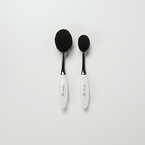 The Crème Shop Korean Cosmetics Beauty Makeup Defining easy-to-use - OMG White(Foundation/Powder & Contour/Concealer Brush Set)