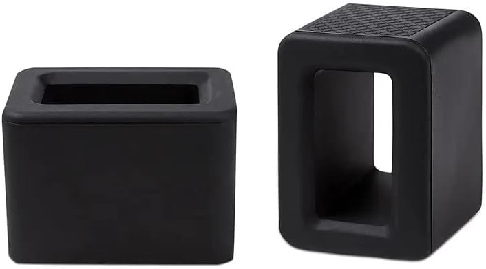 Suporte para Fivela do Cinto de Segurança Sandhill Tools em Silicone Preto – Pacote com 2