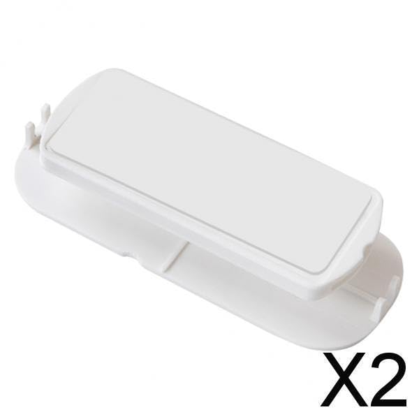 BNF® 2xSelf Adhesive Power Strip Holder Wall Mount Plug-in Socket Fixer White|Home & Garden |Household Supplies & Cleaning|Home Organization|Hooks & Hangers 1