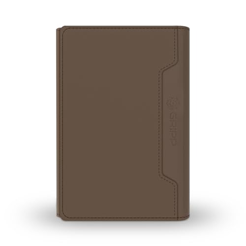 Image of GRIPP Mag Pocket Wallet Card Holder Compatible with Mag-Safe for iPhone 17 /16 /15 /14 /13 /12 Series & All Mag-Safe Phone Cases, Premium Leather, Strong Magnetic Alignment - Grey