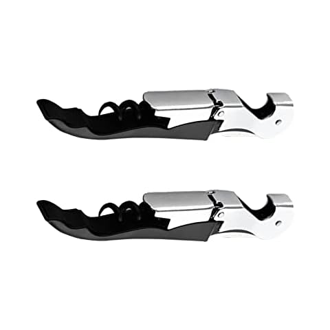 2 Pcs Bottle Opener Professional Waiter Corkscrew Stainless Steel Wine Openers Set for Bar Party Home… Cover
