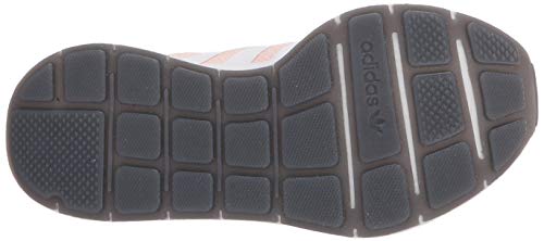 adidas Originals Women's Swift Essential Sneaker, Pink Tint/White/Silver, 5.54