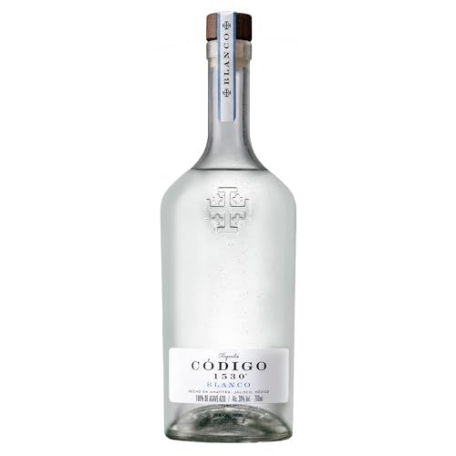 Código 1530 Blanco Ultra-Premium Tequila, Award-winning, 100 Percent Blue Weber Agave, 70cl/700ml, 38 Percent ABV