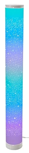 Northpoint DIY LED Digitale Lichtsäule Stehlampe Standleuchte Stehleuchte ca. 103cm hoch dimmbar Farbwechsel mit Fernbedienung zum Aufbauen Funkeleffekt