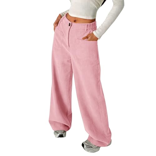 Pantalon velours fille jambes larges pour le collège et le quotidien