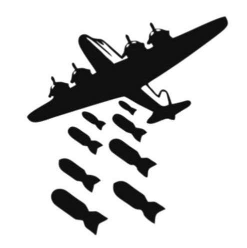 Wangyy Home Decoration Bombardamento Aereo Adesivi...