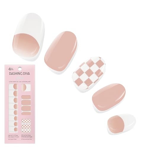 Dashing Diva Gloss Nail Strips - Check, Please - UV