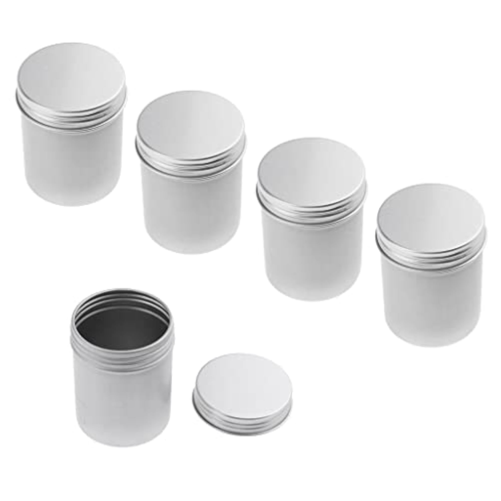 10x 80ml Aluminium Tin Pot Cosmetic Cream Jars