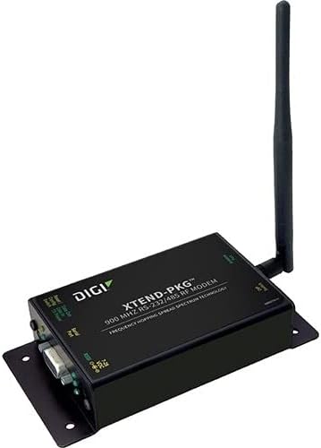 DIGI XTP9B-Pki-RA-NA XTend-PKG-R Serial 900 MHz RF Modem, 9Xtend Replacement, PKG, Rs232/485, Includes Accessories, 128-Bit AES, North America