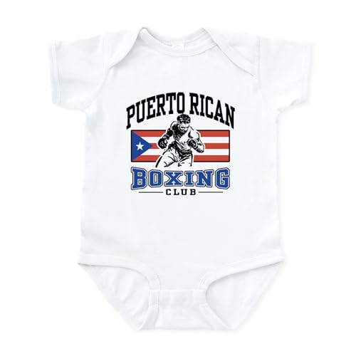 CafePress Puerto Rican Boxing Infant Bodysuit Cute Infant Bodysuit Baby Romper