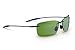 Maui Jim Men's and Women's Lighthouse Polarized Rimless Sunglasses, Trans Smoke Grey/Maui HT™, Medium