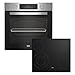 Produktbild Beko BBSC1132T0X Einbau-Backofen-Set mit autarkem Glaskeramik-Kochfeld, 74 l Garraum-Volumen, 4 Heizarten, SteamShine-Reinigung, versenkbare Knebel, 4 Kochzonen, Schwarz/Edelstahl