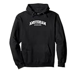 Ámsterdam Países Bajos - Recuerdo de vacaciones de estilo universitario Sudadera con Capucha