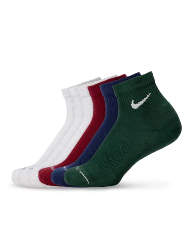 Nike Everyday Plus Ankle (6 Pairs) Multi-Color Large