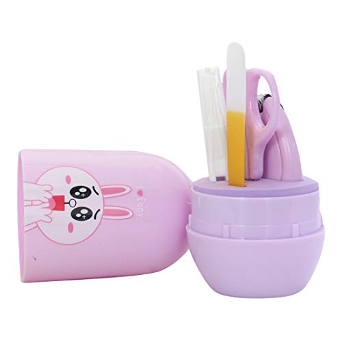 Baby Manicure Nail Care Set with Tablet (Purple, XS)