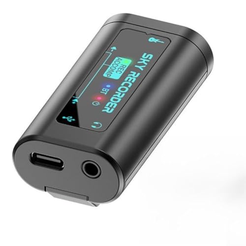 Grabador de audio compacto con cancelación de ruido para instrumentos y voces con soporte para conexión directa a música y equipos de grabación Grabador de audio compacto con cancelación de ruido para instrumentos y voces con soporte para conexión directa a música y equipos de grabación