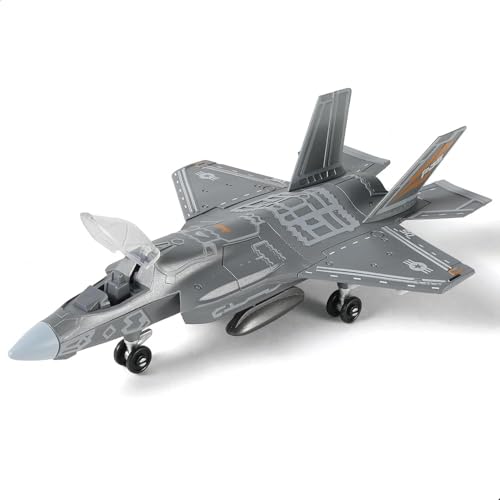 NUOTIE F-35 Fighter Jet Model Kit Plastic Assembly 1/72 Millitary F35 Airplane Kits Aircraft Model with Stand Collection or Gift (36 Pieces) by NUOTIE - Used condition - US$19.74