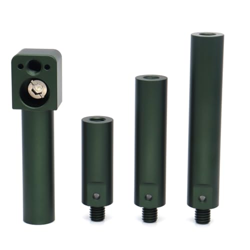 Image of SZJELEN19mm Rod Mounting Bracket with 3 /8 Screw and Anti Twist,4 Sections of Length to Match for Arri Red Sony Camera (Green)