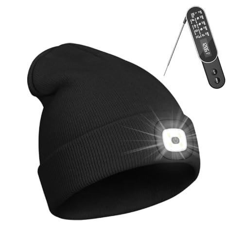PRAVETTE Unisex Gifts for Men Dad Father Husband Rechargeable Mens Gifts A-Black