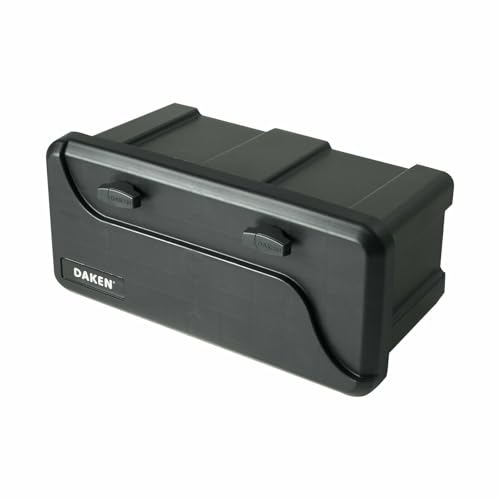 Deichselbox Blackit 2-550x250x295mm Anhängerbox Werkzeugkasten Anhänger Staukiste Werkzeugkiste Box (Mit Universal-Halter)